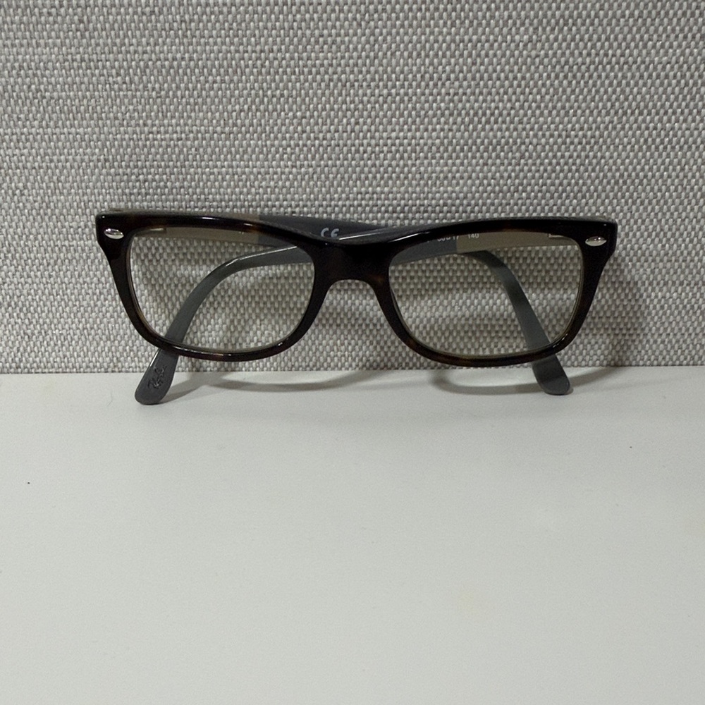 Ray-Ban Tortoiseshell/Brown Rectangular Acetate G… - image 4